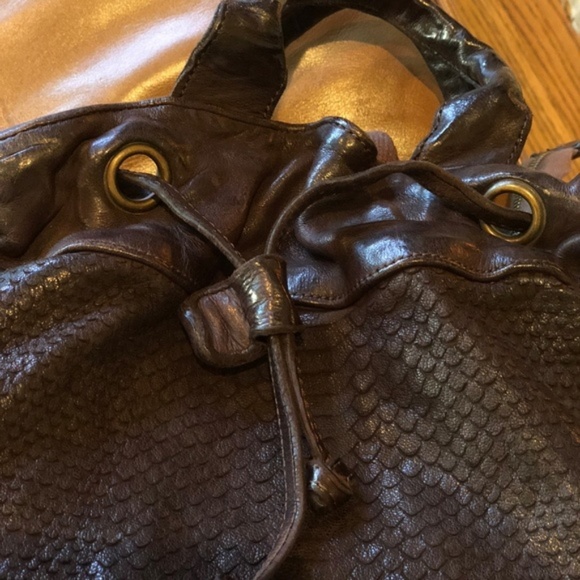 NWOT Langellotti Distressed Leather Backpack main image 6